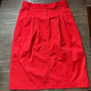 Pandora Scarlet Pencil Skirt